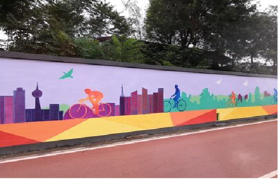 那坡墙体彩绘-围墙