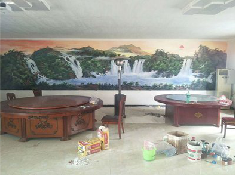 那坡墙绘-写实风景