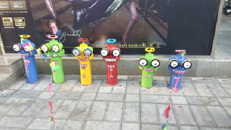 那坡商业区彩绘