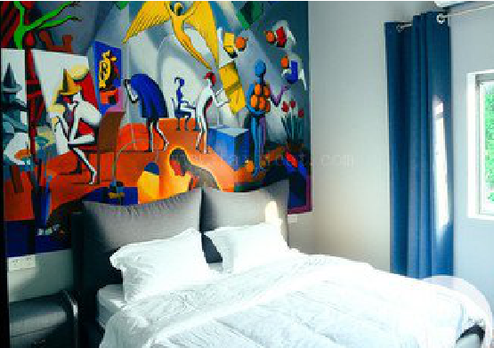 那坡对于酒店的墙体彩绘而言更注重哪些方面？