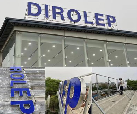 那坡楼顶发光字安装的注意事项。